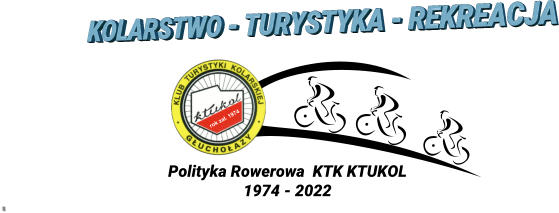 rok za. 1974 Polityka Rowerowa  KTK KTUKOL 1974 - 2022 KOLARSTWO - TURYSTYKA - REKREACJA
